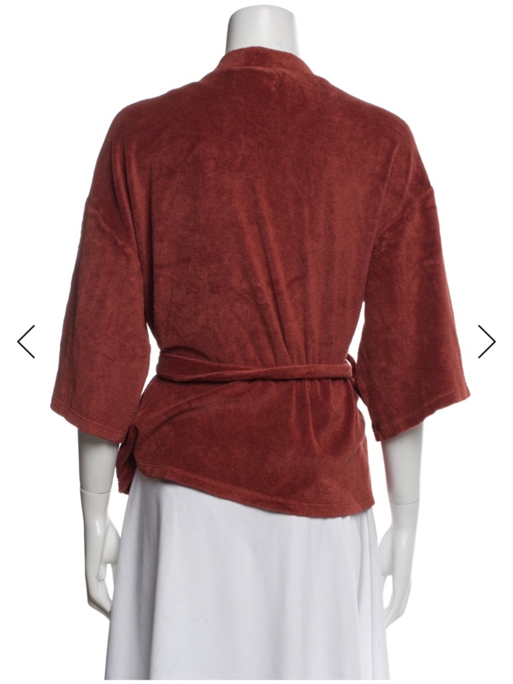 Suzie Kondi Terry Malsori Short Robe - Kinna Brown - Picture 2 of 7